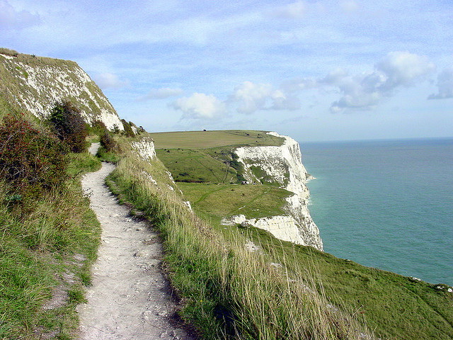 White Cliffs of Dover path White Cliffs of Dover path